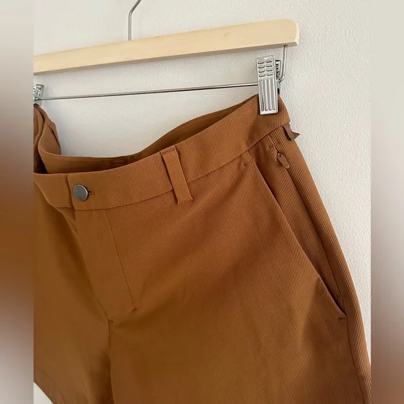 Men’s Lululemon commission classic shorts burnt orange brown size 34 - Picture 3 of 6